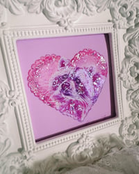 Image 2 of ‘Raccoon Valentine’ Framed Print