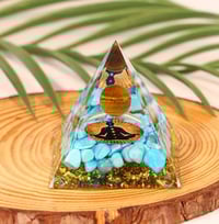 Image 2 of Crystal Chakra Pyramid 80mm