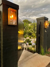 Image 3 of Brass Outdoor Wall Sconce 