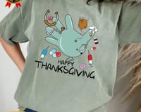 Image 2 of Healthcare Thanksgiving shirt