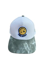 Image 1 of White and sage tie dye SnapBack 