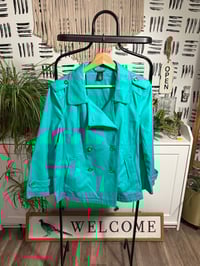 Image 1 of White House Black Market short trench coat