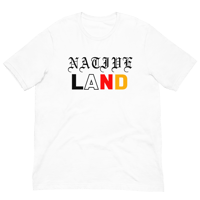 Image 1 of LOWER AZ NATIVE LAND White font Unisex t-shirt