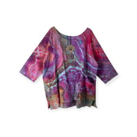 Image 1 of 1XL Cotton Pocket Forager Top in Rio Geode Ice Dye