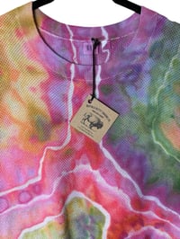 Image 6 of M Ladies Textured Sweater in Euphoria Geode Ice Dye