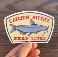 Catchin Kitties Sticker