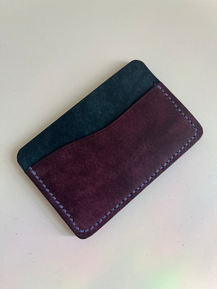 Image of Sapphire/Violet Pueblo Horizontal Cardholder 