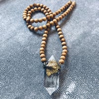 Image 2 of *new* SANDALWOOD + CLEAR CUT QUARTZ