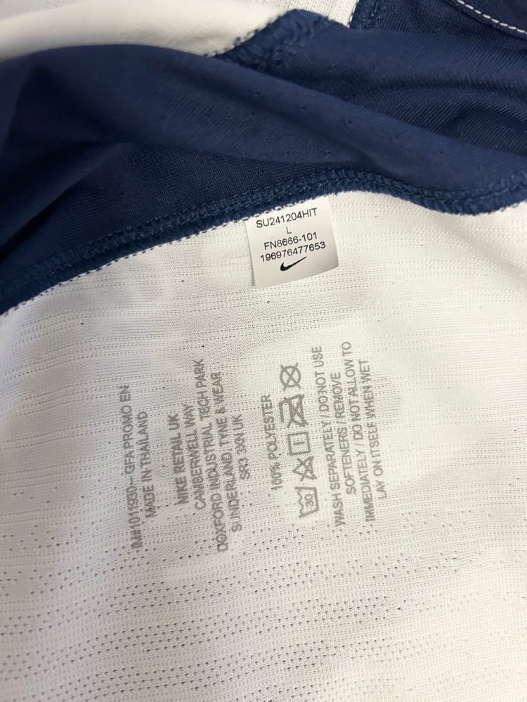 Image of PRE ORDER: Tottenham Hotspur “VAN DE VEN 37” Vaporknit 2024/25 Home Europa Final Shirt,  (L)