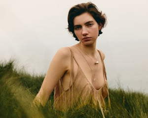 Image of LOWOOL - Big Ball Silver Necklace