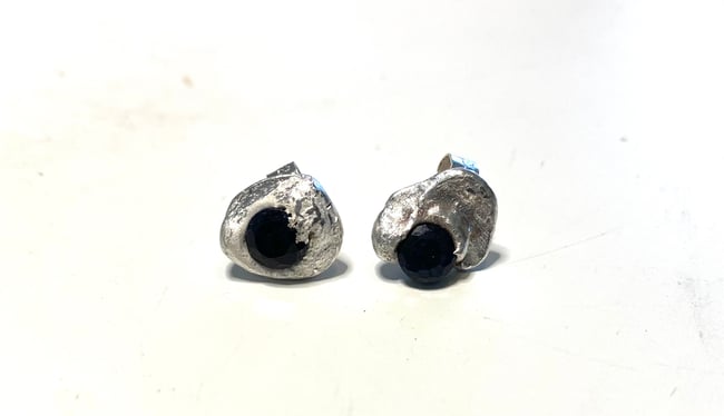 Silver embedded studs