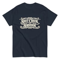 Image 4 of Shit Creek Survivor Funny Western Humor Unisex T-Shirt | Sarcastic Graphic Tee