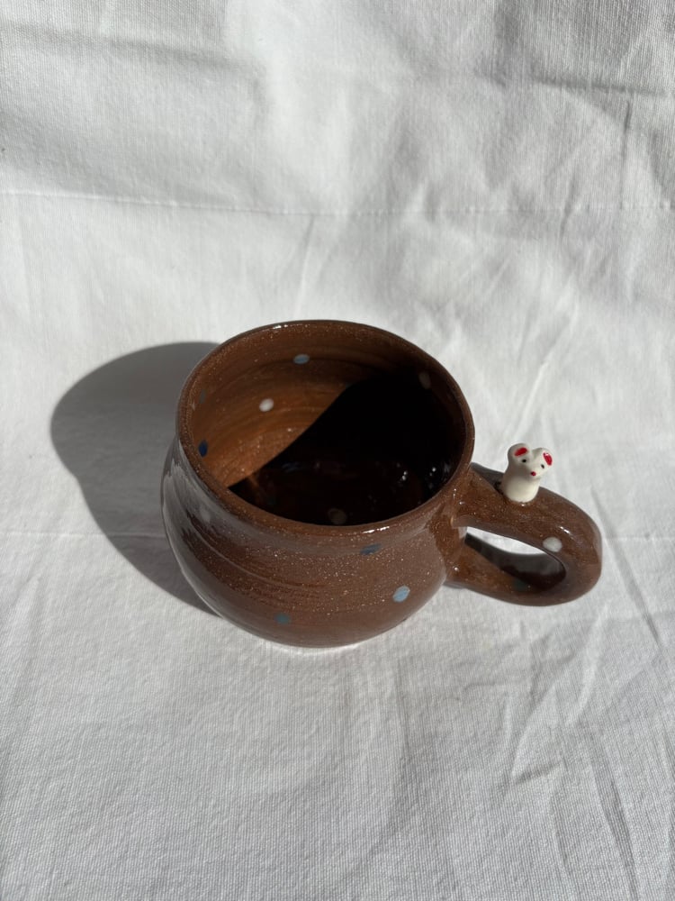 Image of mouse cup polka dots 3