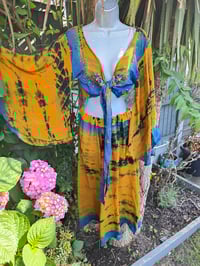 Image 5 of Athena Stevie Maxi Skirt Set- waist goes to 46 inches and pulls tiny size