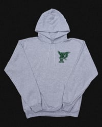 Image 2 of *SAMPLE* Premium Letterman Hoodie (Gray)