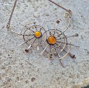 Two sun necklace 