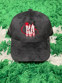 Image 1 of Shooting Star Velvet Trucker Hat