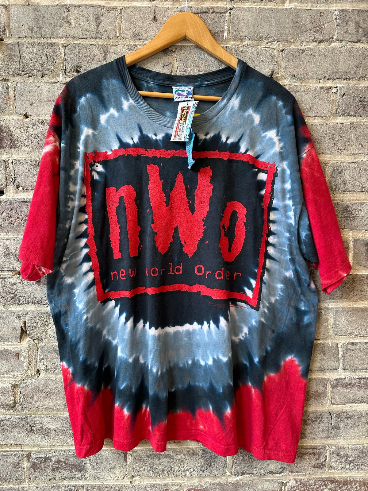 Vintage Liquid good Blue WCW NWO Shirt Size XL