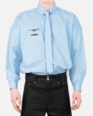 Image of KRYSVINCZI - Cool-Britannia Shirt Office Blue