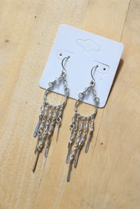 Image 3 of Labradorite Sterling Silver Chandelier Earrings