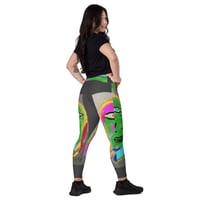 Image 2 of ToNY CaMM "Her" Crossover leggings with pockets