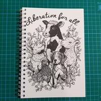 Image 1 of Liberation For All Notebook spiral 