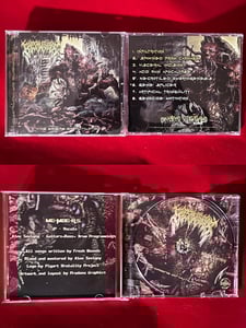 Image of Fresh Wounds "The Origins of Mutilation" Debut Album CD And Wall Banner Flag!