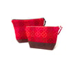 Welsh Tapestry Red Pouch Set