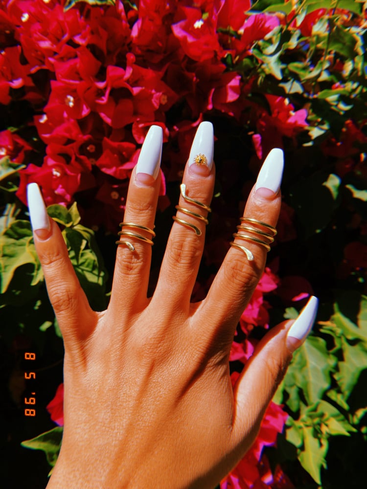 Image of Twists & Turns Midi Ring Set  (FREE with a purchase of $30 or more)