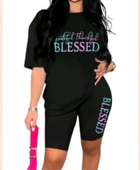 Blessed T shirt & Matching Shorts Set 