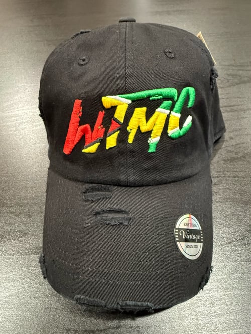 Image of Guyana Flag "WTMC" Logo Dad Hat v2