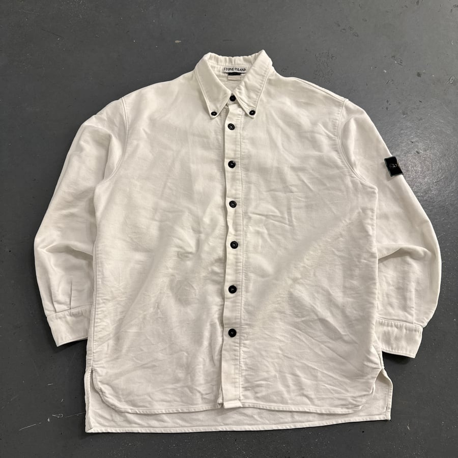 Image of AW 1996 Stone Island Moleskin Heavyweight Overshirt, size xl