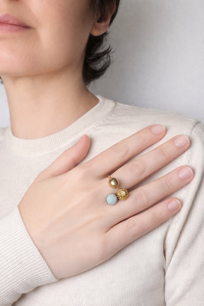 Image of Anello Reef Tre Sfere