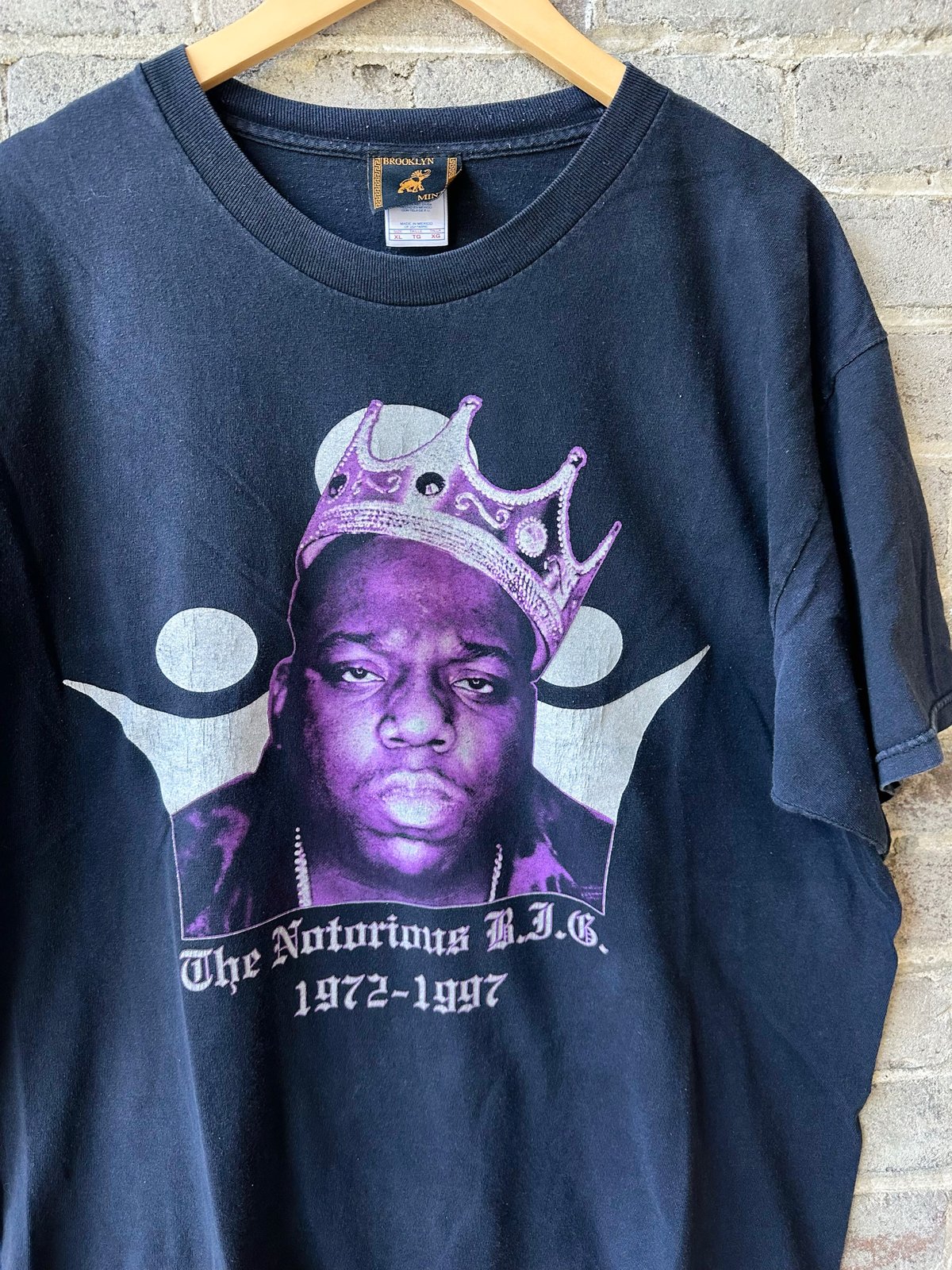 Standout Vintage — 2005 Brooklyn Mint NOTORIOUS B.I.G. Memorial Tee, SIZE:  XL