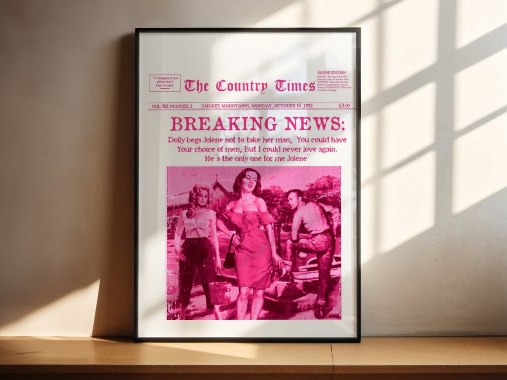 Image of The Country Times - Jolene Print