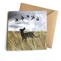 Image 3 of Black Dogs - Set Of 4 Luxury Greetings Cards