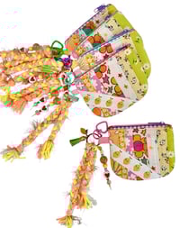 Image 3 of Clip on Bag Charm Pouch - lemons