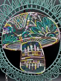Image 5 of Metallic Neopolitan Shroom Dreamcatcher