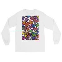 Image 5 of LOVEDCGOGO "LOVE HEARTS CRANK" Light Men’s Long Sleeve Shirt