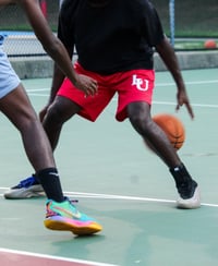 Image 2 of Cherry Red "LU" Short 