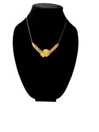 Image 1 of Knot Weave Necklace (Gold or Silver)