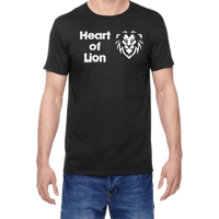 Image 1 of Mens Lion  black  t-shirt 