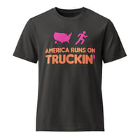 Image 1 of Kill Love #RunsOnTruckin Unisex Garment Dyed Creator 2.0 Vintage T-Shirt | Stanley/Stella SATU041