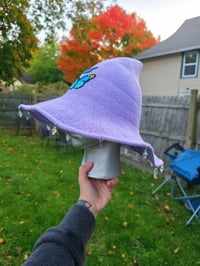 Image 3 of Lavender Butterfly Witch Hat 💜🧙‍♀️🔮🦋