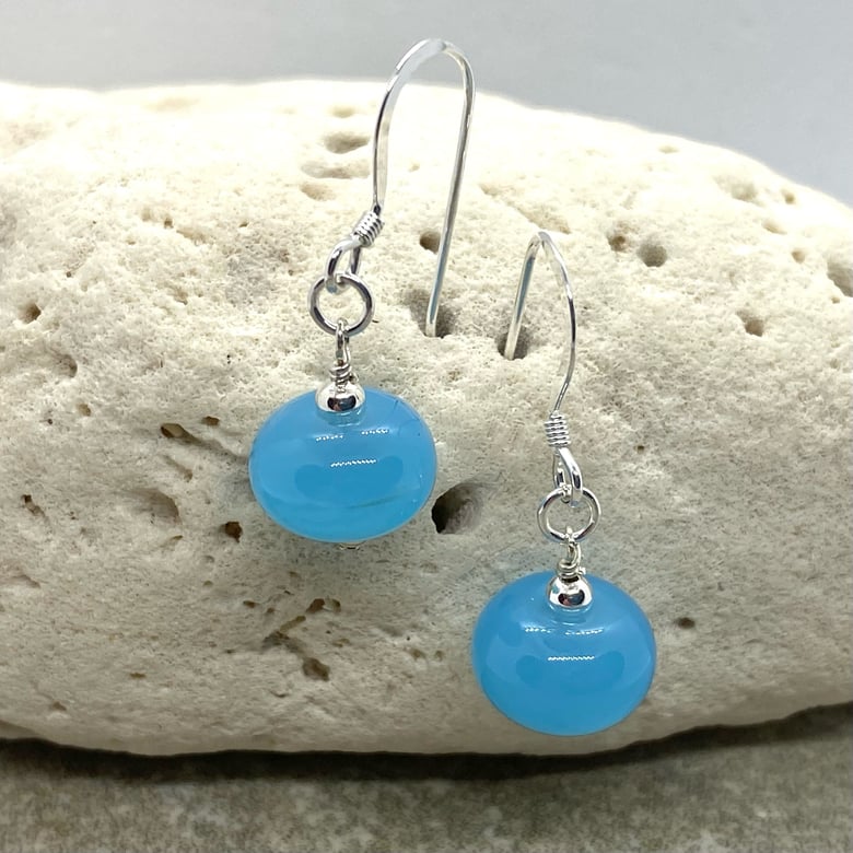 Image of Beach Single Bead Earrings