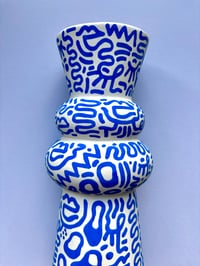 Image 1 of Blue and white vase