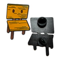 Image 3 of Souta the Wooden Chair (Suzume) - Enamel Pin