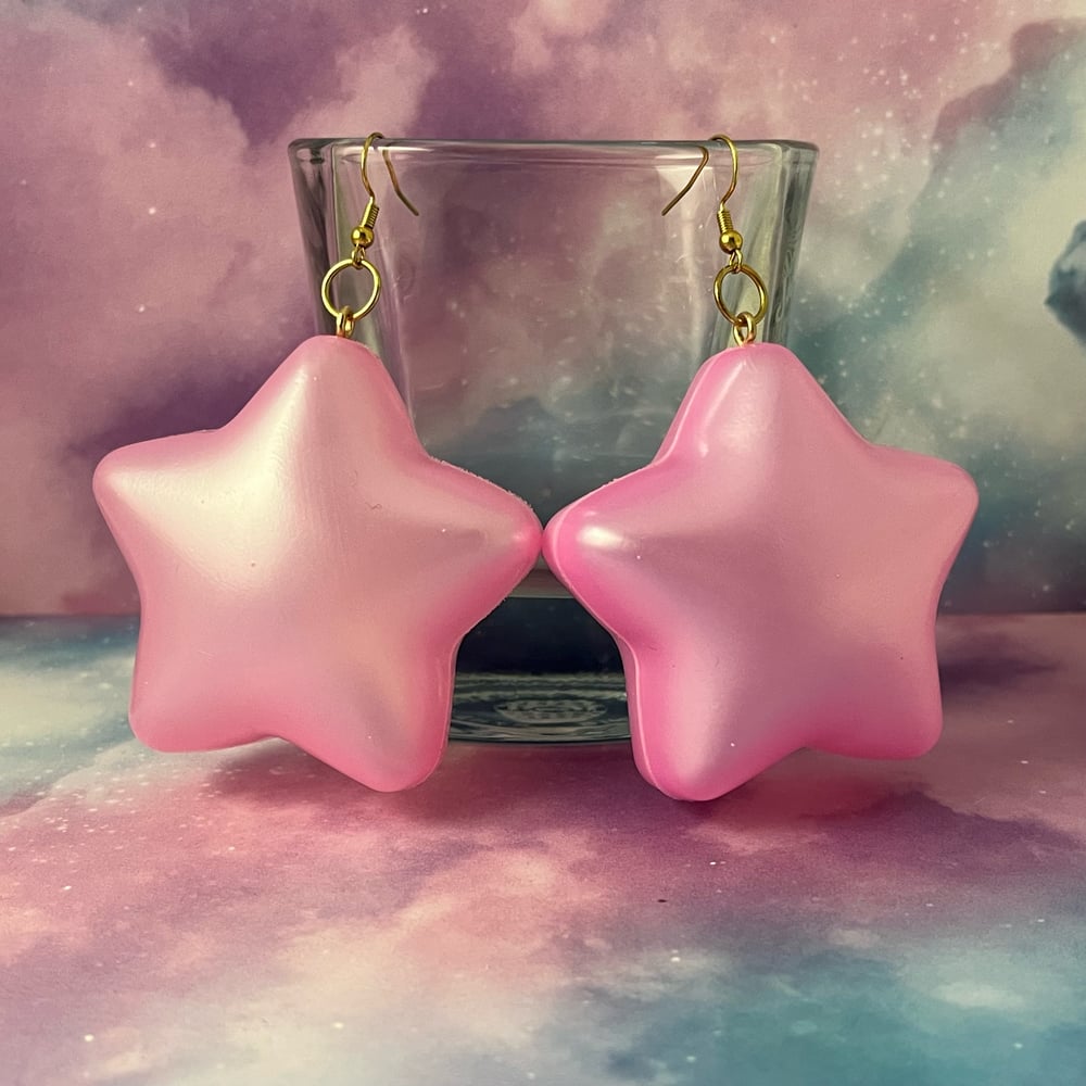 Image of Ball Pit Star Kandi Earrings