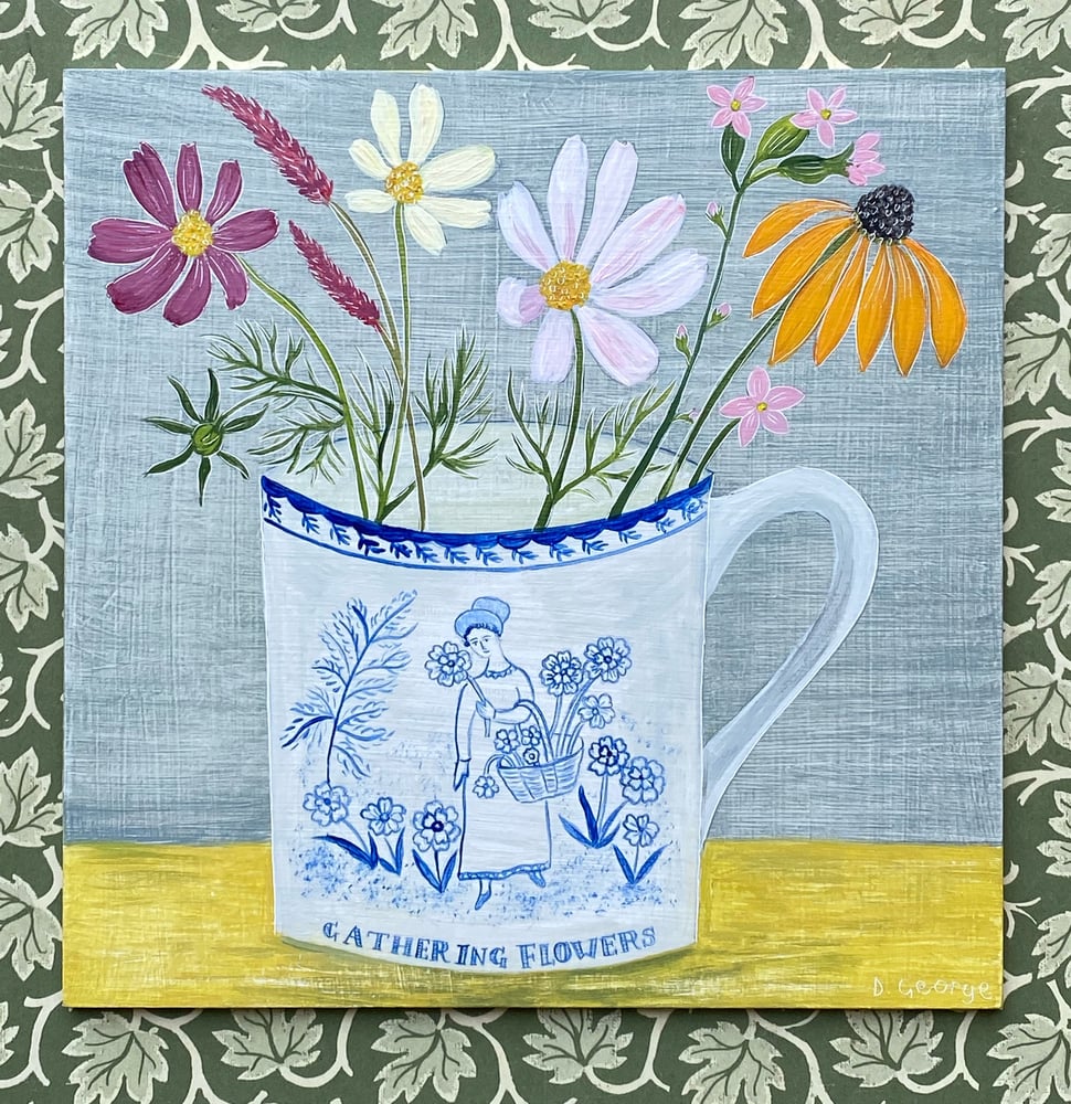 Image of Gathering flowers