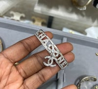 Image 3 of CC Silver Bangle